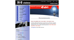 Desktop Screenshot of hselektro.cz